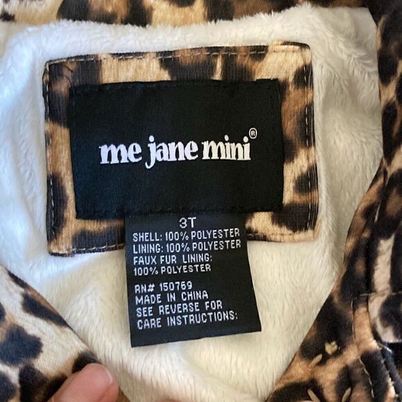 Toddler Leopard Coat Jacket size 3T - Picture 4 of 6